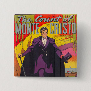Monty Cristoの漫画の計算 缶バッジ