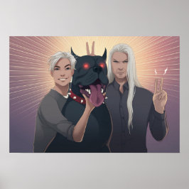 Monty, SImon & Peaches – ポスタおもしろいー ポスター