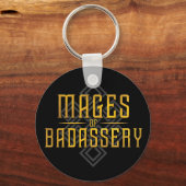 Monty & Strong - Mages of Badassery Keychain キーホルダー (正面)