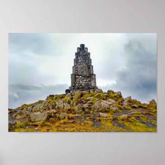 Monument to Icelandic Poet Stephan G. Stephansson ポスター (正面)