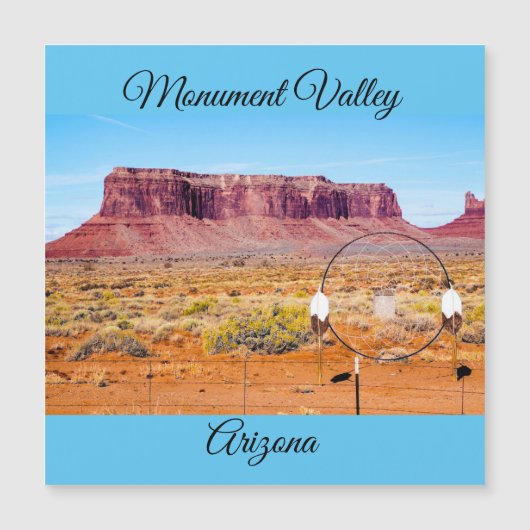 Monument Valley Arizona Magnetic Card (正面)