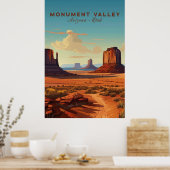 Monument Valley, Arizona Utah ポスター (キッチン)