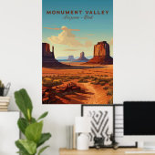 Monument Valley, Arizona Utah ポスター (ホームオフィス)