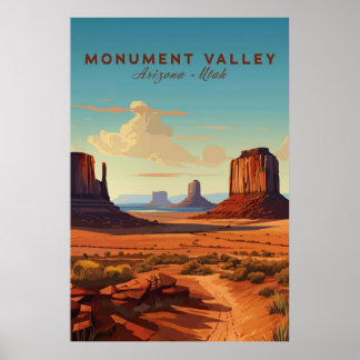 Monument Valley, Arizona Utah ポスター