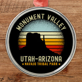 Monument Valley Classic Utah View メタルオーナメント