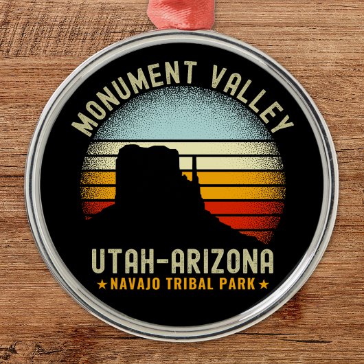 Monument Valley Classic Utah View メタルオーナメント