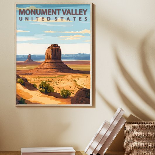 Monument Valley National Park Desert Landscape ポスター