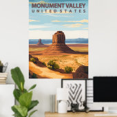 Monument Valley National Park Desert Landscape ポスター (ホームオフィス)