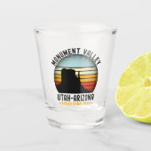 Monument Valley Old Scenic Utah ショットグラス (正面)