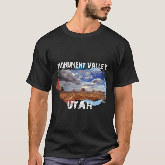 Monument Valley - Utah T-shirt design Tシャツ (正面)