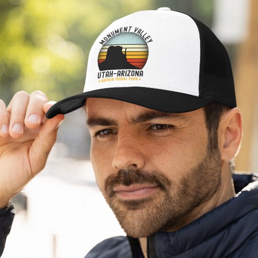 Monument Valley Vintage Landscape Utah キャップ