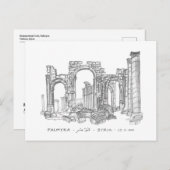 Monumental Arch、Palmyra、シリア ポストカード (正面/裏面)
