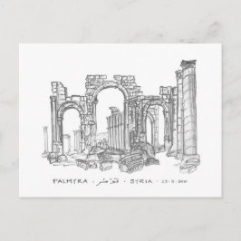 Monumental Arch、Palmyra、シリア ポストカード