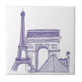 Monumentos de Paris タイル (正面)