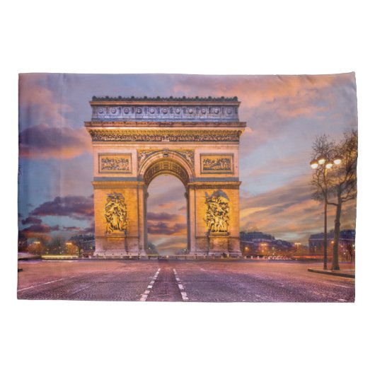 Monuments | Arc de Triomphe, Paris France 枕カバー (裏面)