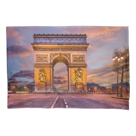 Monuments | Arc de Triomphe, Paris France 枕カバー (正面)