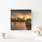 Monuments | Big Ben & Houses of Parliament スクエア壁時計 (ホーム)