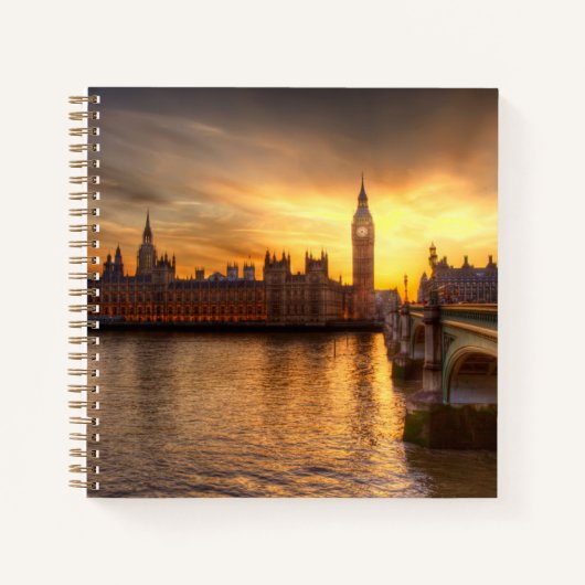 Monuments | Big Ben & Houses of Parliament ノートブック (正面)