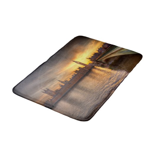 Monuments | Big Ben & Houses of Parliament バスマット (アングル)