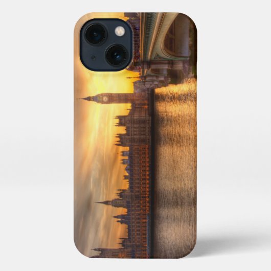 Monuments | Big Ben & Houses of Parliament iPhoneケース (裏面)