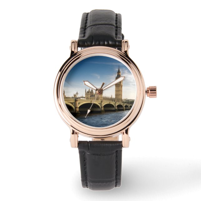 Monuments | Big Ben, London England 腕時計 (正面)