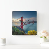 Monuments | Golden Gate San Francisco スクエア壁時計 (ホーム)