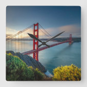 Monuments | Golden Gate San Francisco スクエア壁時計 (正面)