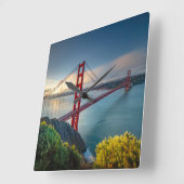 Monuments | Golden Gate San Francisco スクエア壁時計 (傾斜)