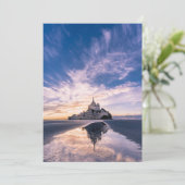 Monuments | Mont Saint-Michel, Normandy France サンキューカード (スタンド正面)