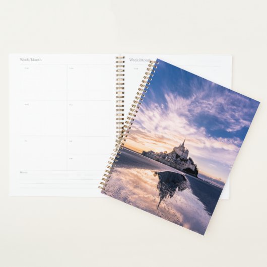 Monuments | Mont Saint-Michel, Normandy France プランナー手帳 (ディスプレー)