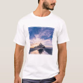 Monuments | Mont Saint-Michel, Normandy France Tシャツ (正面)