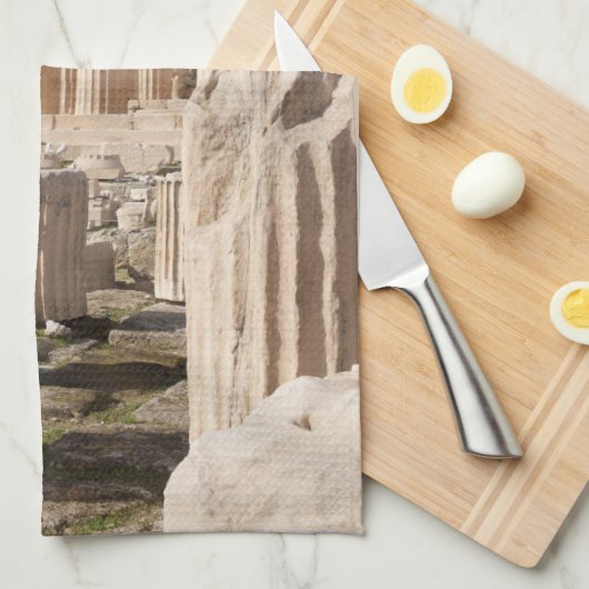 Monuments | Parthenon Acropolis Athens Greece キッチンタオル (四つ折り)