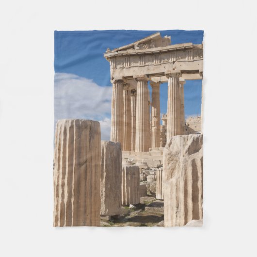 Monuments | Parthenon Acropolis Athens Greece フリースブランケット (正面)