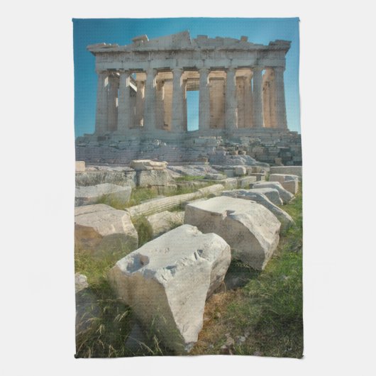 Monuments | Parthenon Athens, Greece キッチンタオル (縦)