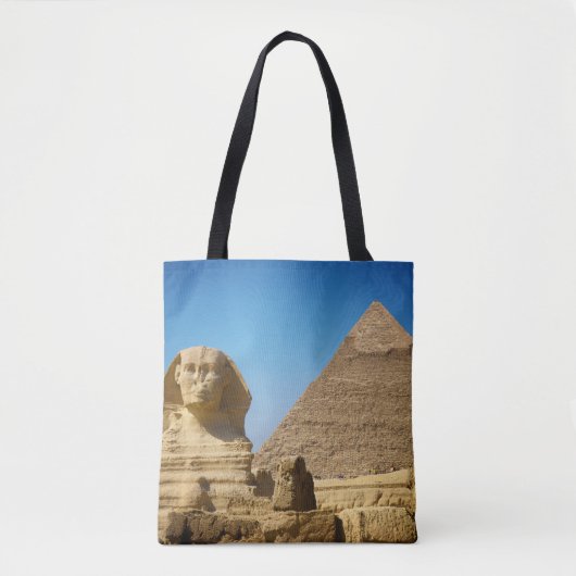 Monuments | Sphinx & Pyramid of Egypt トートバッグ (正面)