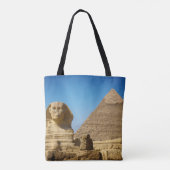 Monuments | Sphinx & Pyramid of Egypt トートバッグ (裏面)
