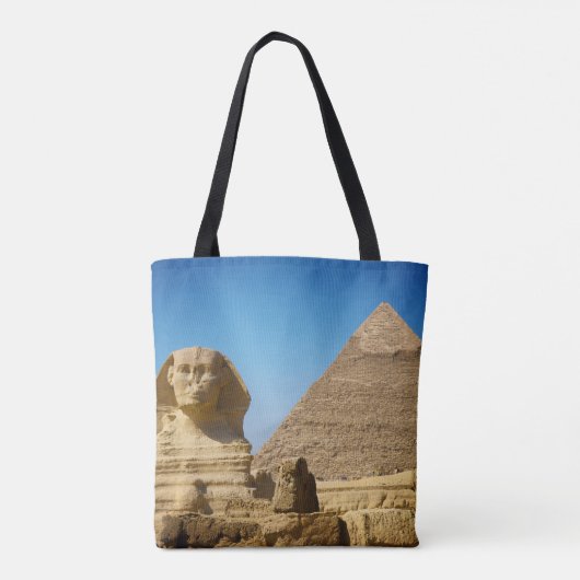 Monuments | Sphinx & Pyramid of Egypt トートバッグ (裏面)