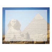 Monuments | Sphinx & Pyramid of Egypt ノートパッド (正面)