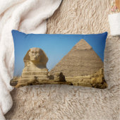 Monuments | Sphinx & Pyramid of Egypt ランバークッション (ブランケット)