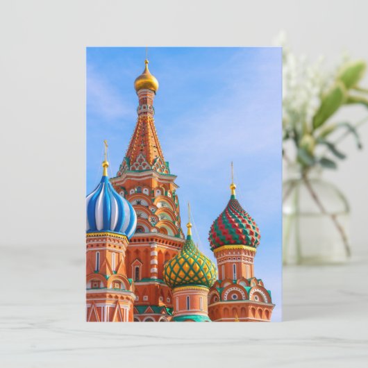 Monuments | St. Basil's Cathedral, Moscow サンキューカード (スタンド正面)
