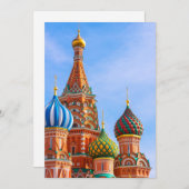 Monuments | St. Basil's Cathedral, Moscow サンキューカード (正面/裏面)