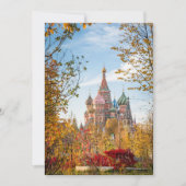 Monuments | St. Basil's Cathedral Moscow サンキューカード (正面)