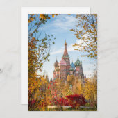 Monuments | St. Basil's Cathedral Moscow サンキューカード (正面/裏面)