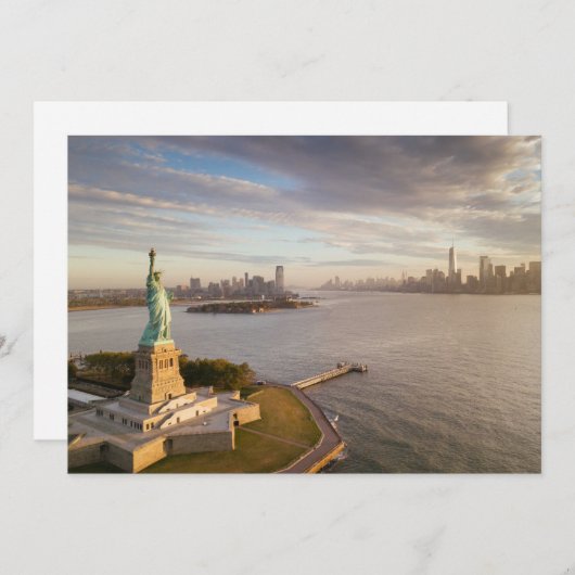 Monuments | Statue of Liberty サンキューカード (正面/裏面)