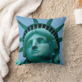 Monuments | Statue of Liberty Face クッション (ブランケット)