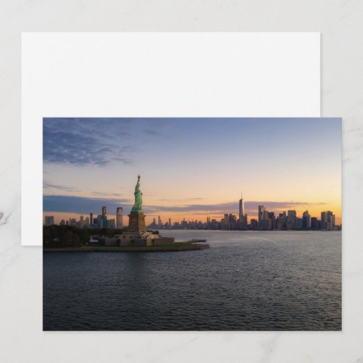 Monuments | Statue of Liberty NYC サンキューカード (正面/裏面)