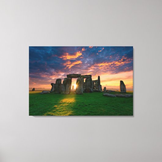 Monuments | Stonhenge, England キャンバスプリント (正面)