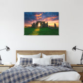 Monuments | Stonhenge, England キャンバスプリント (インサイチュ (寝室))