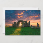 Monuments | Stonhenge, England サンキューカード (正面)
