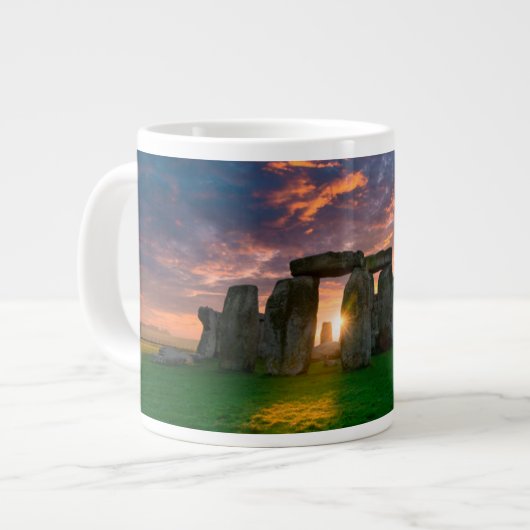 Monuments | Stonhenge, England ジャンボコーヒーマグカップ (正面左)